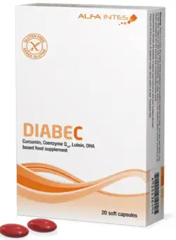 Diabec, 20 capsule moi, Alfa Intes