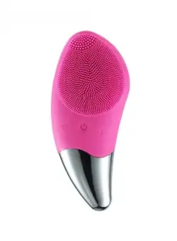 Dispozitiv Masaj, Curatare si Ingrijire Faciala Techstar® VSC202, Hipoalergenic, Curatare Ten in Profunzime, Masaj, Perie, 6 Trepte, Rosu