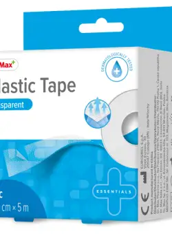 Dr.Max Plastic Tape transparent 2,5cmx5m, 1 bucata