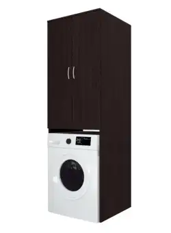 Dulap MS, 2 usi, polite, wenge, 65x60x199 cm