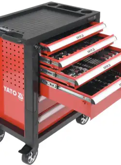 Dulap scule profesional YATO, 6 sertare, Echipat 177 piese 958X766X465mm