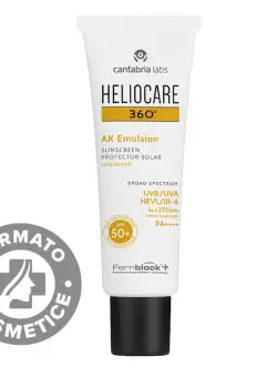 Emulsie AK Heliocare 360º cu SPF 50+, 50ml, Cantabria Labs