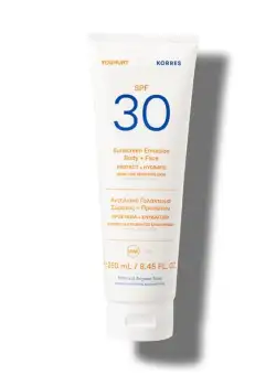 Emulsie corp si par SPF 30 Yoghurt Sun, 250ml, Korres