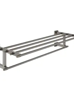 Etajera portprosop Grohe EssentialS Cube 60cm brushed hard graphite