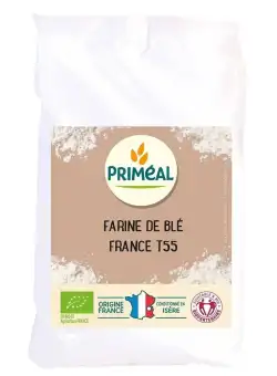 Faina alba eco de grau T55 pentru patiserie, 1kg, Primeal