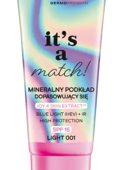 Fond de ten adaptabil nuantei tenului 01 SPF15 IR It's A Match, 30ml, Lirene
