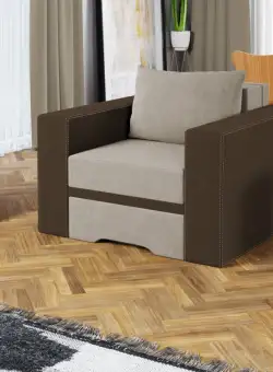 Fotoliu Ema Crem / Maro