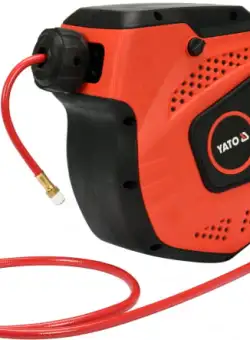 Furtun de aer comprimat YATO, ventil automat, 6.5mm, 1 4 , 14m, 20bar