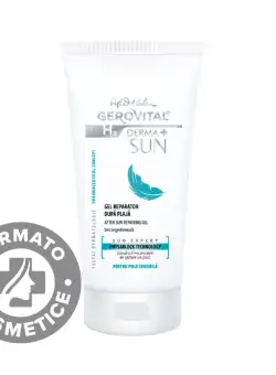 Gel reparator dupa plaja H3 Derma+, 150ml, Gerovital