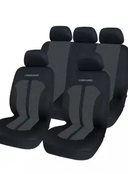 Huse universale premium pentru scaune auto gri+negru - CARGUARD