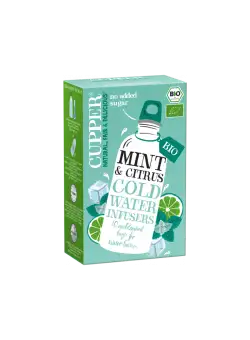 Infuzie rece eco din menta si citrice, 10 plicuri, Cupper
