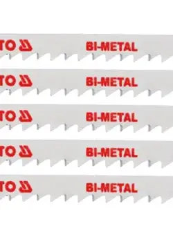 Lama fierastrau pendular YATO tip U 100mm BIM 6TPI lemn 5pcs