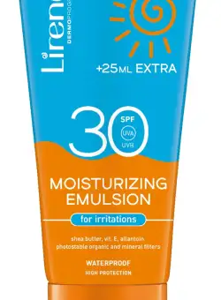 Lotiune hidratanta piele sensibila SPF30 Sun, 175ml, Lirene 