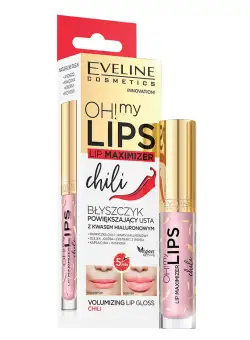 Luciu cu efect de marire Oh! My Lips Maximizer Chili, 4.5ml, Eveline Cosmetics