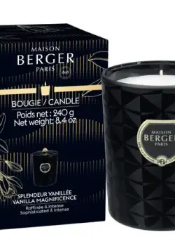 Lumanare parfumata Maison Berger Kali Noire Splendeur Vanillee 240g