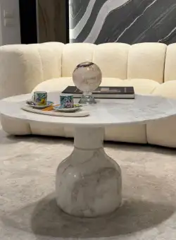 Masa Cafea Moon Marmura Volakas