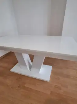 MASA NAOMY 3 ALBA EXTENSIBILA 160/200/90/75 CM