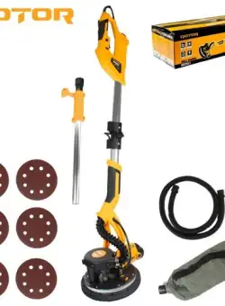 Masina de slefuit pereti Rotor R-S225L-3, 750W, 800-1750rpm (Galben/Negru)