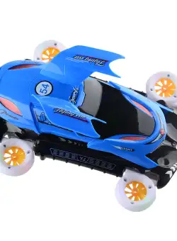 Masinuta acrobatica, cu iluminare LED si rotire 360 grade