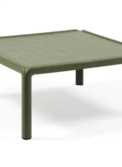 Masuta exterior Nardi Komodo Tavolino 70x70cm h32.5cm verde agave