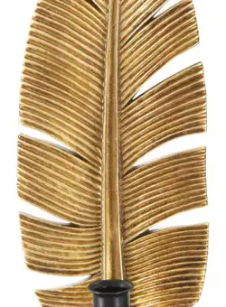 Mauro Ferretti Suport Lumanare De Perete Frunza Cm 12,8X8,9X31,2