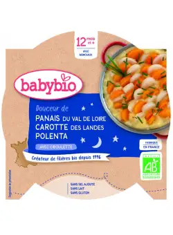 Meniu deliciu cu pastarnac, morcovi si mamaliguta, 230g, BabyBio