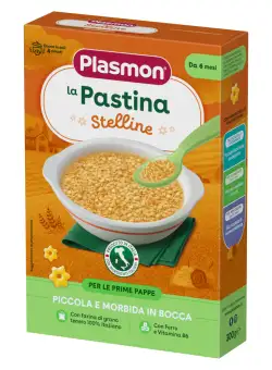 Mini paste Stelline de la 6 luni, 300g, Plasmon