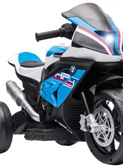 Motocicleta electrica HOMCOM BMW HP4 cu licenta, 3 roti 6V Motocicleta | Aosom Romania