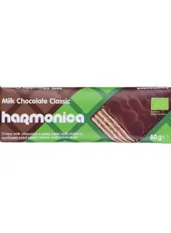 Napolitana classic invelita in ciocolata Bio, 40g, Harmonica