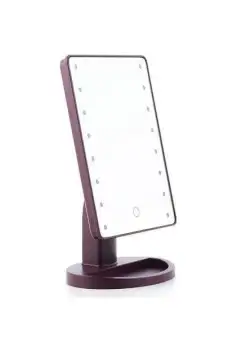 Oglinda pentru machiaj cu leduri si touch