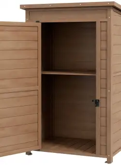 Outsunny Dulăpior de depozitare în aer liber , şopron mic | Aosom Romania