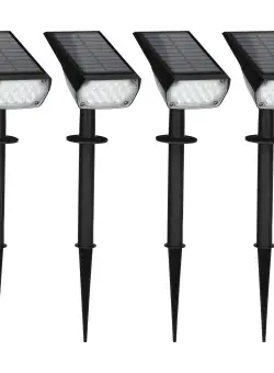 Outsunny Lampi Solare de Gradina, Aplica de Perete LED IP65, Lumina Ambientala Exterioara, 3 Culori, Decorativ | Aosom Romania