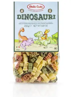 Paste Dinosaur din grau dur, 250g, Dalla Costa