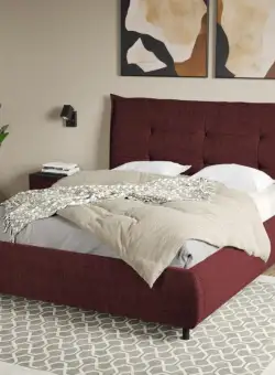 Pat Tapitat Axel cu somiera fixa Grena - Eden 9 140x200