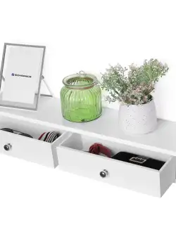 Polita White, Alb, 65 x 15 x 10 Cm