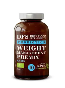  Premix ECO probiotice Controlul Greutatii, 60 capsule, Diet Food