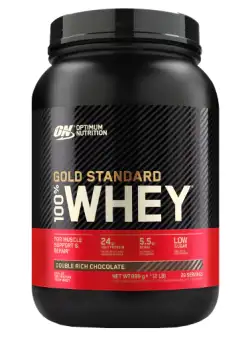 Proteine din zer 100% Whey Gold Standard protein ciocolata, 908g, Optimum Nutrition