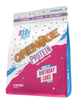 Proteine din zer Protein Powder Birthday Cake, 2kg, Grenade