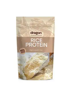 Pudra proteica din orez bio fara gluten, 200g, Dragon Superfoods