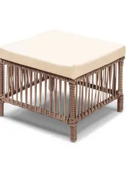 Puf de gradina Icon, maro, 56x56x46 cm