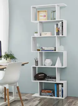 Raft Vintage, Alb, 70 Cm