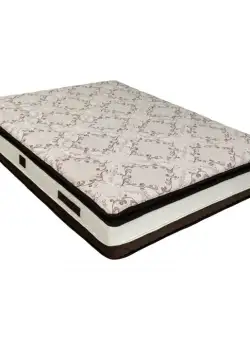 Saltea Super Lux Ortopedica Forte Relaxa cu topper LOTUS cu arcuri, 180x200 cm, H 33 cm