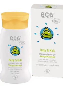 Sampon si gel de dus bebe cu rodie si catina alba, 200ml, Eco Cosmetics