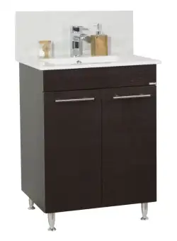 Set Baza cu front MDF si Lavoar seria 054, 60 cm, wenge