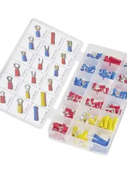 Set conectori si terminale pentru cabluri electrice Mannesmann 208-2, 175 piese