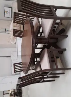 SET MARCO 47 MASA 160/195 CM + 6 SCAUNE PERSONALIZABIL PE CULORI