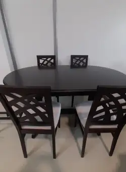 SET MARCO 59 MASA WENGHE 160/280 CM + 6 SCAUNE PERSONALIZABIL PE CULORI