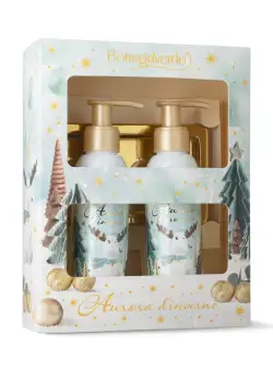 Set pentru hidratarea mainilor cu aroma de zahar si mosc alb - Aurora D'inverno, Bottega Verde