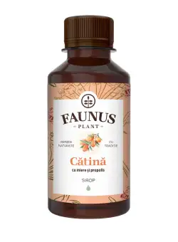 Sirop vitaminizant de Catina cu miere si propolis, 200ml, Faunus Plant