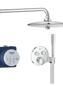 Sistem de dus incastrat Grohe Grohtherm SmartControl crom